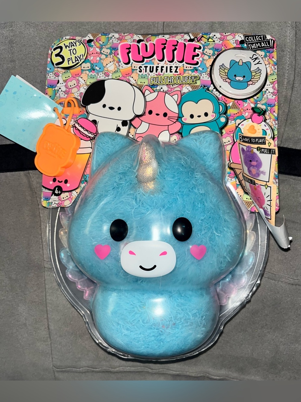 Fluffie Stuffiez Sky the Blue Unicorn - NEW IN SEALED PACKAGING
